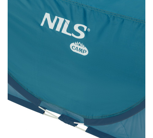 Намет двомісний саморозкладний NILS CAMP NC3743, 220 х 120 х 95 см, синій