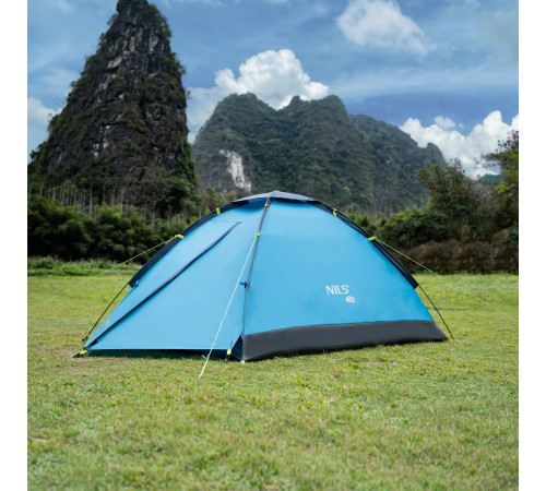 Намет кемпінговий NILS CAMP NIGHTFALL NC6033 блакитний