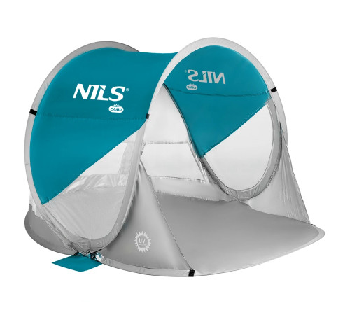 Намет пляжний NILS CAMP NC3142, бірюзово-сірий