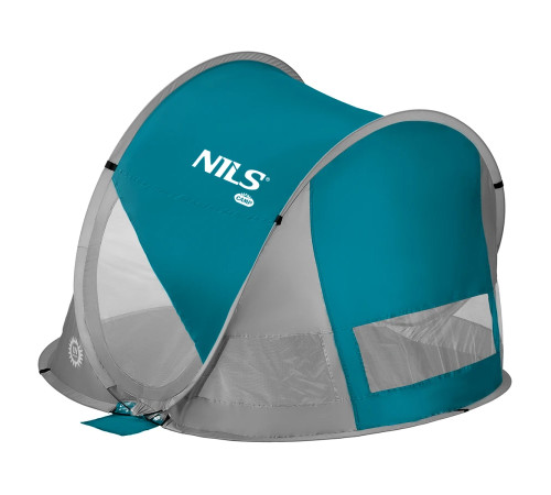 Намет пляжний NILS CAMP NC3142, бірюзово-сірий