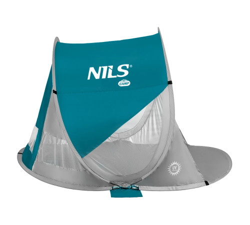 Намет пляжний NILS CAMP NC3142, бірюзово-сірий