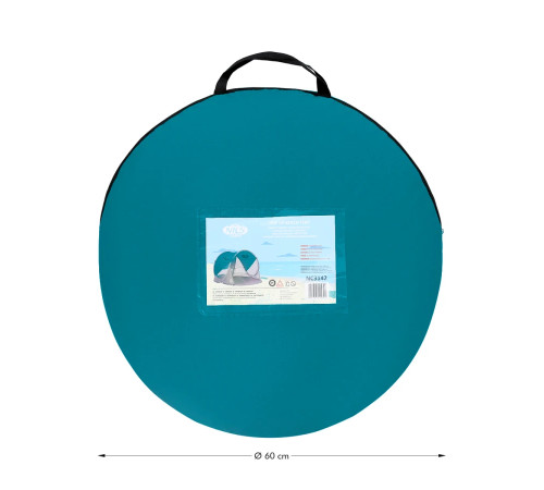 Намет пляжний NILS CAMP NC3142, бірюзово-сірий