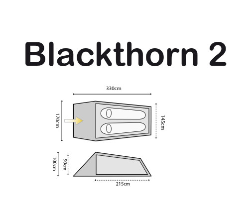 Намет Highlander Blackthorn 2 HMTC (TEN132-HC)