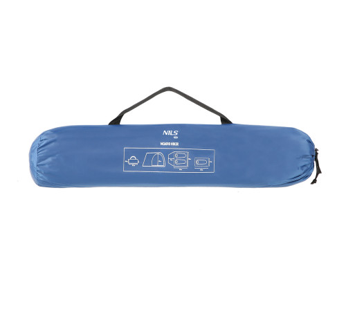 Намет двомісний NILS CAMP NC6010 Hiker, 275 х 150 х 105 см, синій