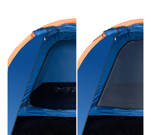Намет двомісний NILS CAMP NC6010 Hiker, 275 х 150 х 105 см, синій
