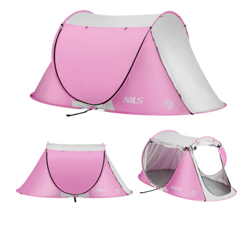 Пляжний намет NILS CAMP NC3043 рожевий