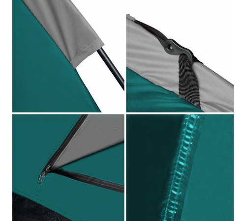 Намет двомісний NILS CAMP NC6010 Hiker, 275 х 150 х 105 см, зелений