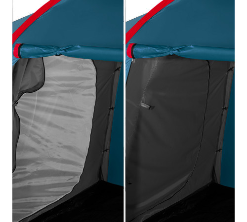 Намет шестимісний NILS CAMP NC6031 Highland, 570 х 210 х 200 см, синьо-сірий