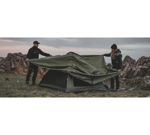 Намет тримісний Easy Camp Setesdal 3, 305 х 120 х 170 см, зелений