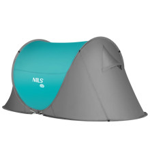 Пляжний намет NILS CAMP NC3743 сіро-блакитний