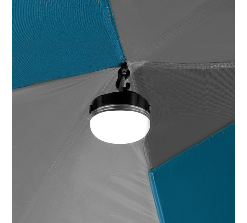 Намет чотиримісний NILS CAMP NC6431 Highland IV, 450 х 210 х 190 см, синьо-сірий