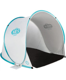 Намет саморозкладний NILS CAMP NC3173, 140 х 110 х 110 см, сіро-блакитний