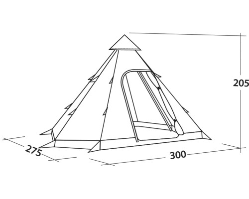 Намет чотиримісний Easy Camp Bolide 400 Rustic Green (120405)