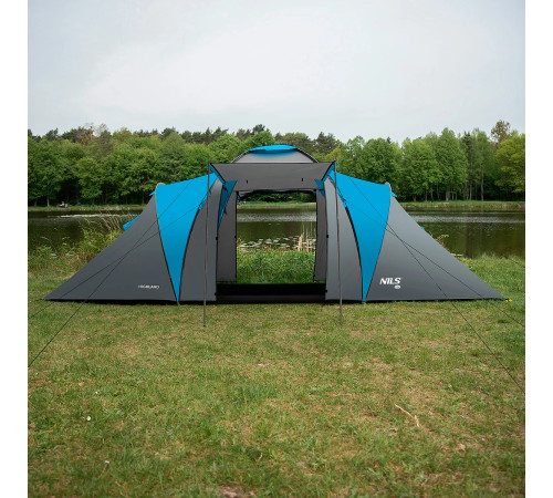 Намет кемпінговий NILS CAMP NC6031 HIGLAND сіро-блакитний