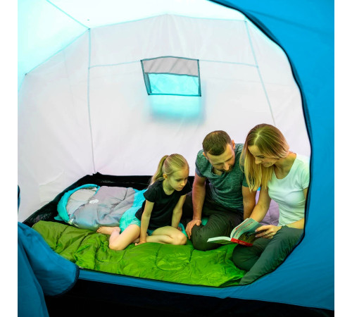 Намет кемпінговий NILS CAMP NC6031 HIGLAND сіро-блакитний