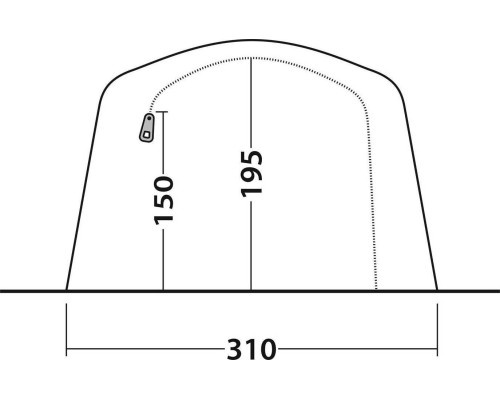 Туристичний намет Outwell Parkdale 4PA