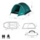 Намет для кемпінгу NC6010 NILS CAMP зелений