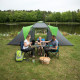 Намет кемпінговий NILS CAMP NC6431 HIGHLAND IV сіро-зелений