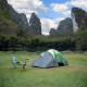 Намет кемпінговий NILS CAMP NC6431 HIGHLAND IV сіро-зелений