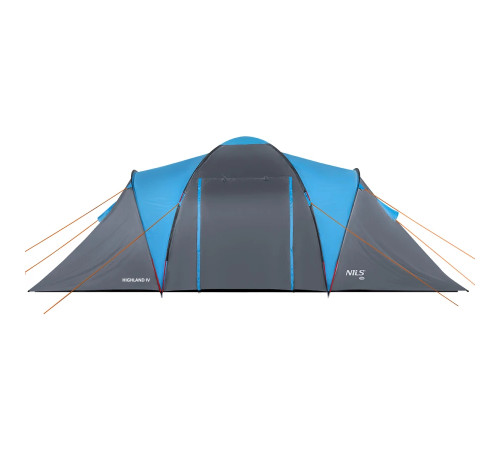 Намет кемпінговий NILS CAMP NC6431 HIGHLAND IV сіро-блакитний
