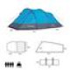 Намет NC3027 NILS CAMP синій