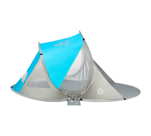 Намет пляжний NILS CAMP NC3143, блакитно-сірий