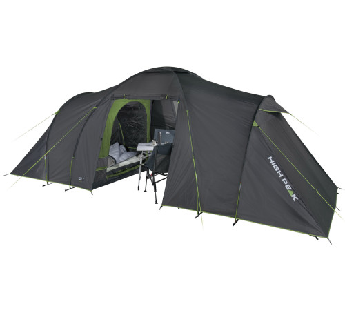 Намет чотиримісний High Peak Como 4.0 Dark Grey/Green (10260)