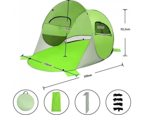 Саморозкладний пляжний намет Costway на 4 місця
