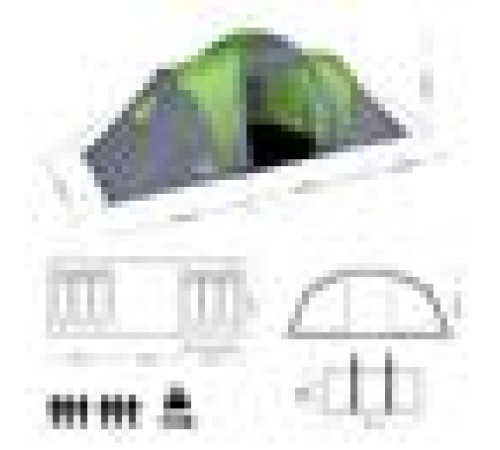 Намет NC6031 NILS CAMP сіро-зелений