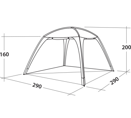 Шатро Easy Camp Day Lounge Granite Grey (120426)