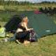 Намет NC6013 NILS CAMP зелено-червоний