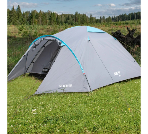 Намет кемпінговий NILS CAMP NC6013 ROCKER сірий