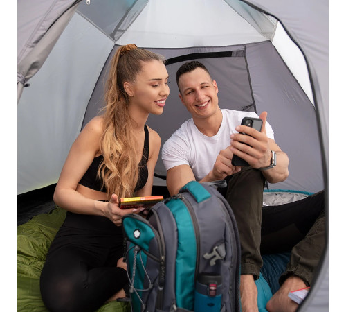 Намет кемпінговий NILS CAMP NC6013 ROCKER сірий