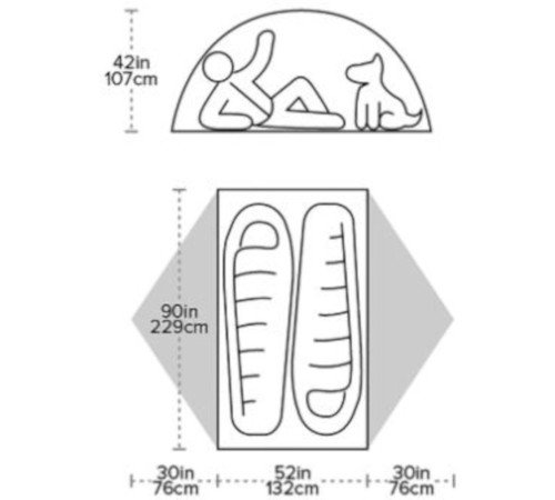 Намет Big Agnes Blacktail 2 - зелений Намет Big Agnes Blacktail 2 - зелений