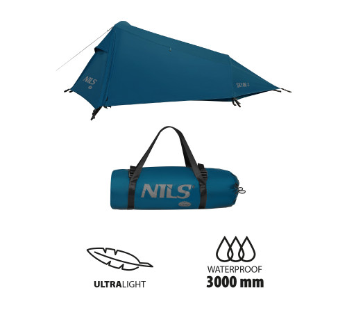 Намет туристичний двомісний NILS CAMP NC2502 SKYAIR ULTRA LIGHT, синій