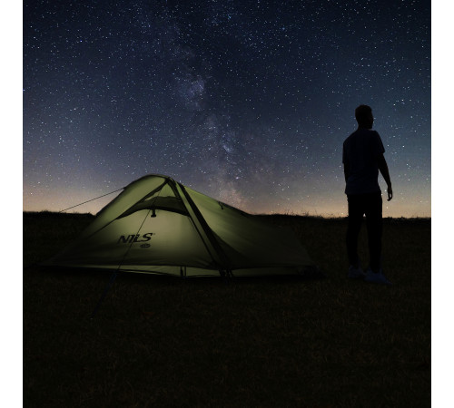 Намет туристичний двомісний NILS CAMP NC2502 ULTRA LIGHT SKYAIR, зелений