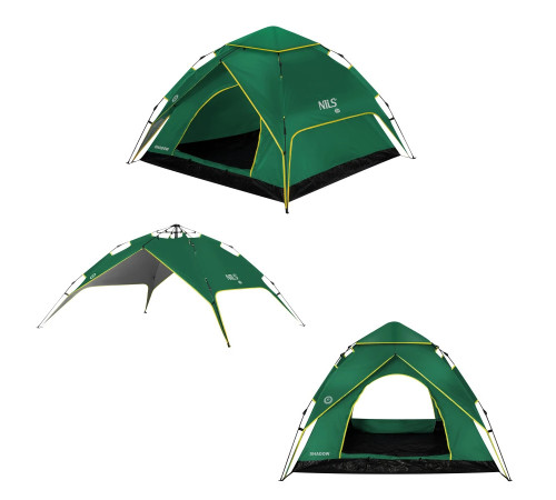 Намет туристичний двомісний NILS CAMP NC4801SHADOW, зелений 