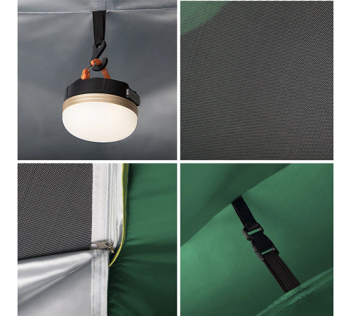 Намет туристичний двомісний NILS CAMP NC4801SHADOW, зелений 