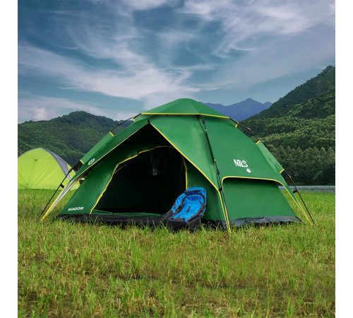 Намет туристичний двомісний NILS CAMP NC4801SHADOW, зелений 