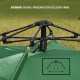 Намет туристичний двомісний NILS CAMP NC4801SHADOW, зелений 