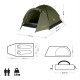 Намет туристичний двомісний NILS CAMP NC6010 HIKER, хакі