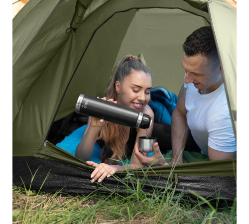Намет туристичний двомісний NILS CAMP NC6010 HIKER, хакі