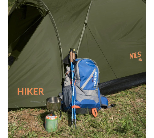 Намет туристичний двомісний NILS CAMP NC6010 HIKER, хакі