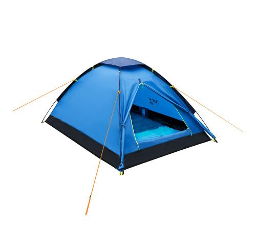 Намет кемпінговий двомісний NILS CAMP NC6033 NIGHTFALL, сіро-блакитний