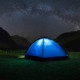 Намет кемпінговий двомісний NILS CAMP NC6033 NIGHTFALL, сіро-блакитний