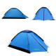 Намет кемпінговий двомісний NILS CAMP NC6033 NIGHTFALL, сіро-блакитний