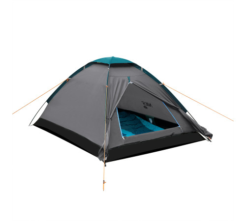 Намет кемпінговий двомісний NILS CAMP NC6033 NIGHTFALL, сіро-блакитний