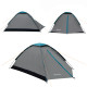 Намет кемпінговий двомісний NILS CAMP NC6033 NIGHTFALL, сіро-блакитний