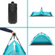 Намет пляжний саморозкладний NILS CAMP NC4802, блакитний