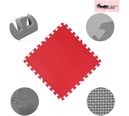 Килимок Movit RED PUZZLE 60 x 60 x 1,2 см - червоний Килимок Movit RED PUZZLE 60 x 60 x 1,2 см - червоний
